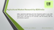 Agricultural Market Research
