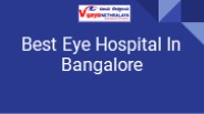 Best Eye Hospital In Bangalore