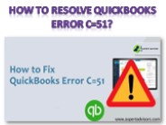 How to resolve QuickBooks error c=51?