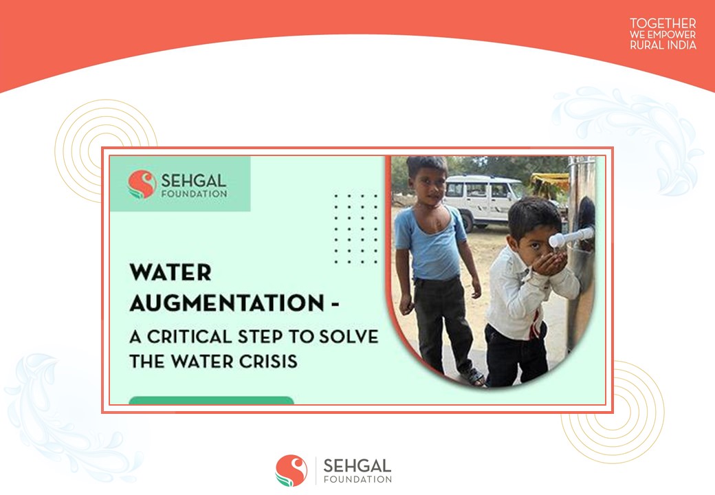 PPT Water Augmentation A Critical Step To Solve The Water Crisis