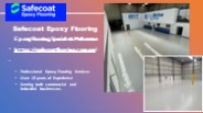 Epoxy Coating Specialist