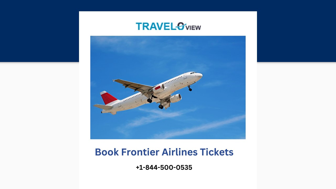 Book Frontier Airlines Tickets at Traveloview