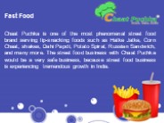 India’s Best Street Food And Fast food Franchise Business Opportunity With Chaat Puchka