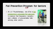 Fall Prevention Program for Seniors