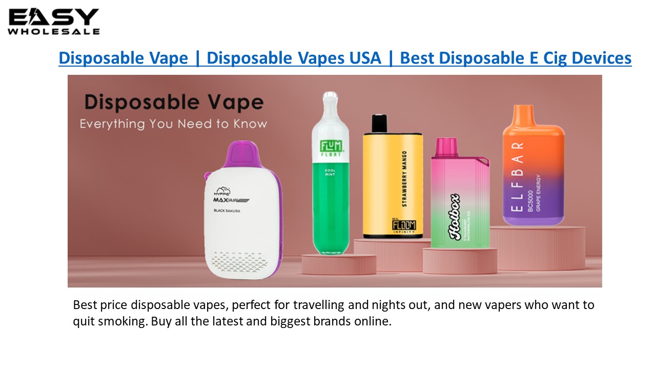 Disposable Vape | Disposable Vapes USA | Best Disposable E Cig Devices - EasyWholesale