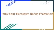 Why Your Executive Needs Protection