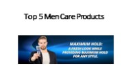 Top 5 Men Care Products