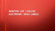 Newton LITE | SOLUM Electronic Shelf Labels