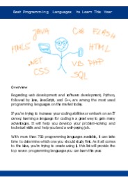 Best Programming Languages to Learn This Year