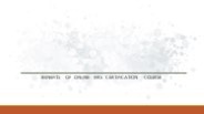Benefits of Online IFRS Certification Course