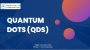 Quantum Dots