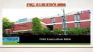 FMS Executive MBA