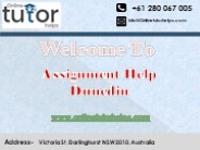 Assignment Help Dunedin PPT