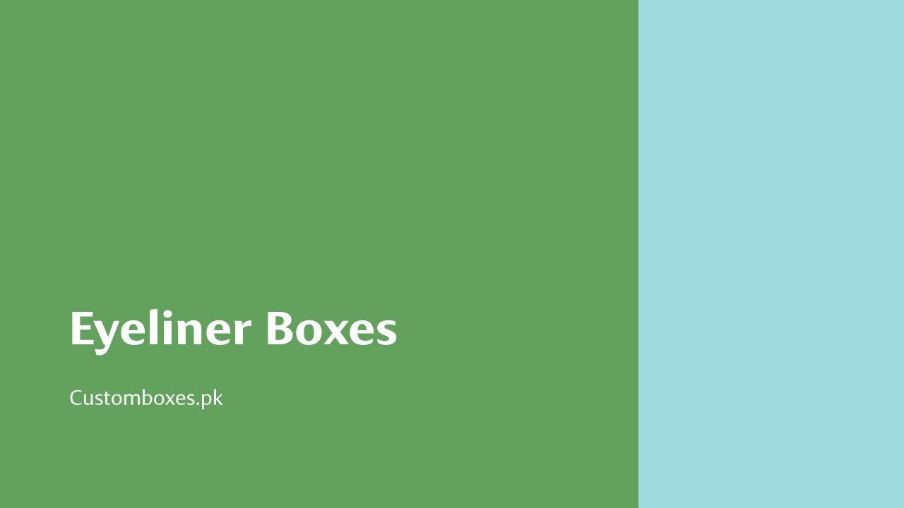 Exquisite boxes for your eyeliner packaging