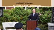 Michael Grayum - An Expert In Public Administration