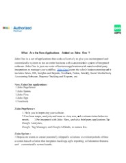 What  Are the New Applications Added on Zoho One?