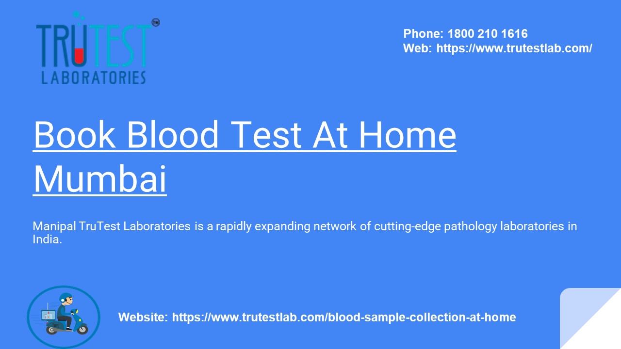 Book Blood Test At Home Mumbai
