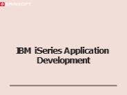IBM iSeries Application Development