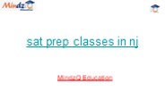 sat prep classes in nj