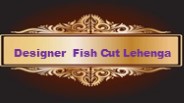 Designer Fish Cut Lehenga
