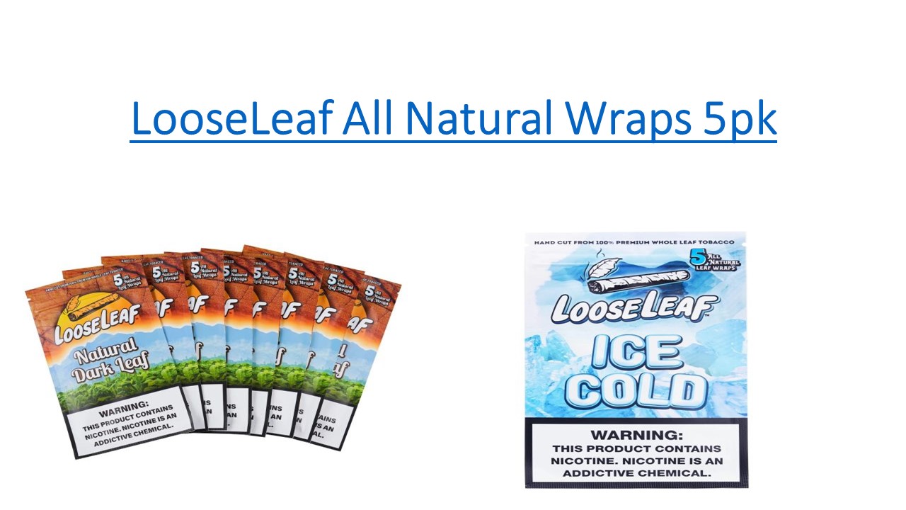 LooseLeaf All Natural Wraps 5pk