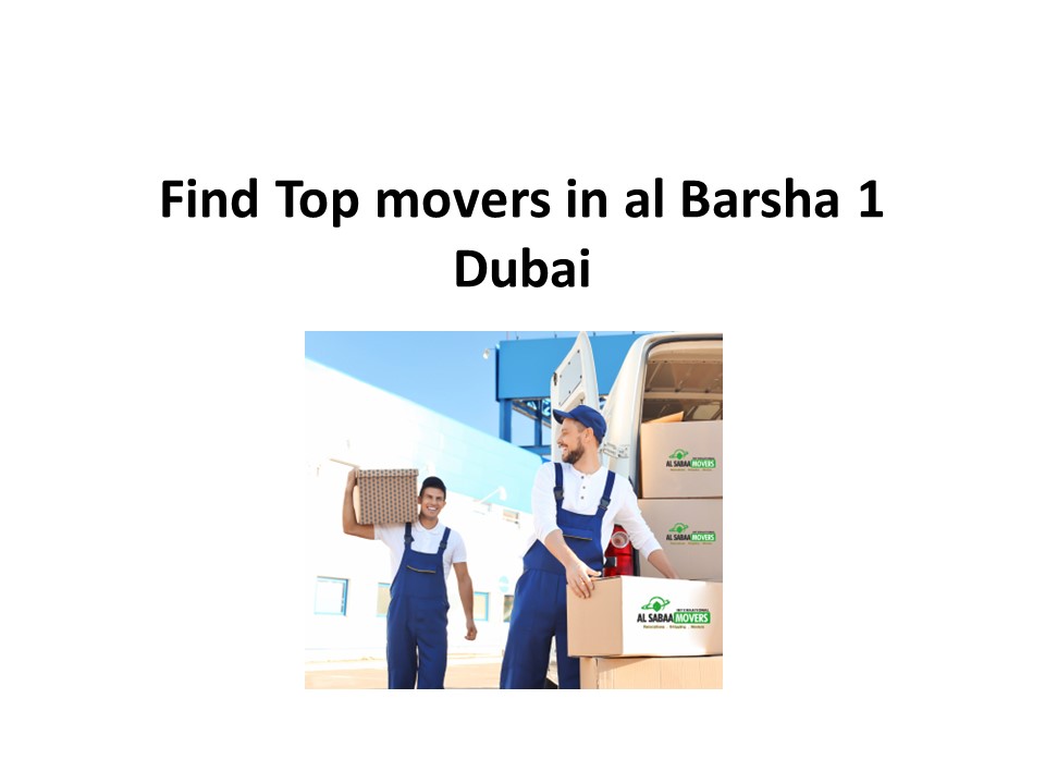 Find Top movers in al Barsha 1 Dubai