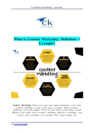 What is Content Marketing : Definition + Example?
