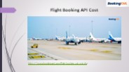Flight Booking API Cost