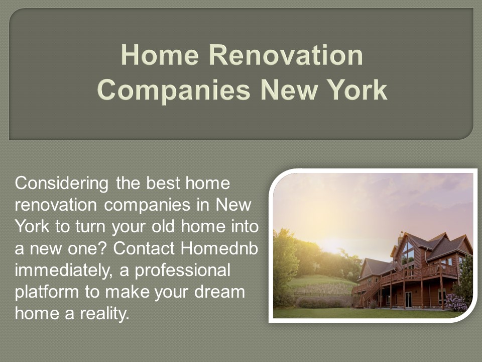 Home Renovation Companies New York
