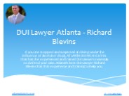 DUI Lawyer Atlanta - Richard Blevins