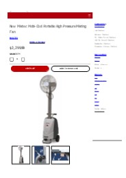 Shop Misting Fans Online At Omni Machine