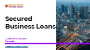 Secured Business Loans