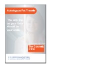 Cosmetic clinic leaflet