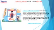 Gateway Repair service Center in New York