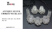 Antique Silver Choker Necklace