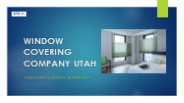 Window Covering Company Utah