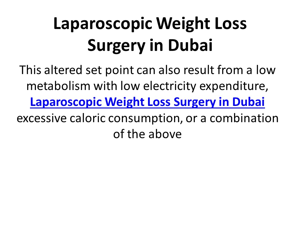 Laparoscopic Weight Loss Surgery in Dubai