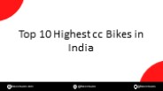 Top 10 Highest cc Bikes in India
