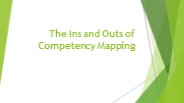 Competency mapped scenarios