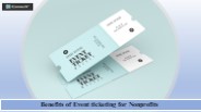 Event Ticketing Benefits for Nonprofits