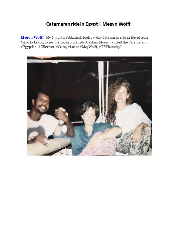 Catamaran ride in Egypt | Megyn Wolff