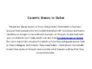 best Ceramic Braces in Dubai
