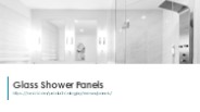Glass Shower Panels