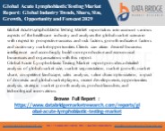 Acute lymphoblastic testing market