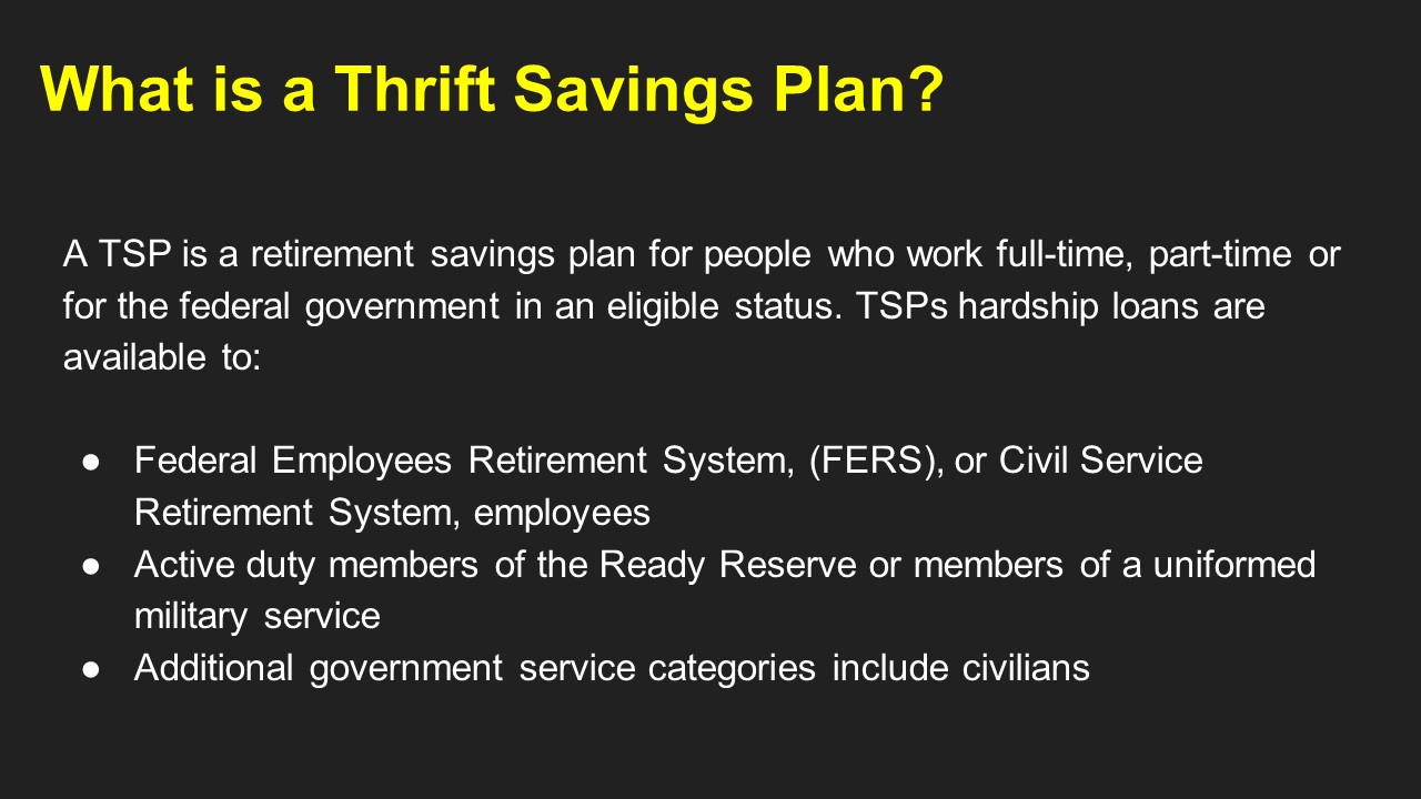 Process to Get TSP Hardship Loans