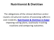 Nutritionist & Dietitian