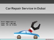 Car Services in Dubai
