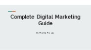 Complete Digital Marketing Guide