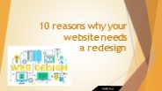 10 reasons why your website needs a redesign