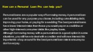 How can a Personal Loan Pro can help you?